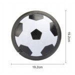 Wholesale Air Power Hover Ball Soccer Football with Foam Bumpers and Light Up LED Lights (Black)